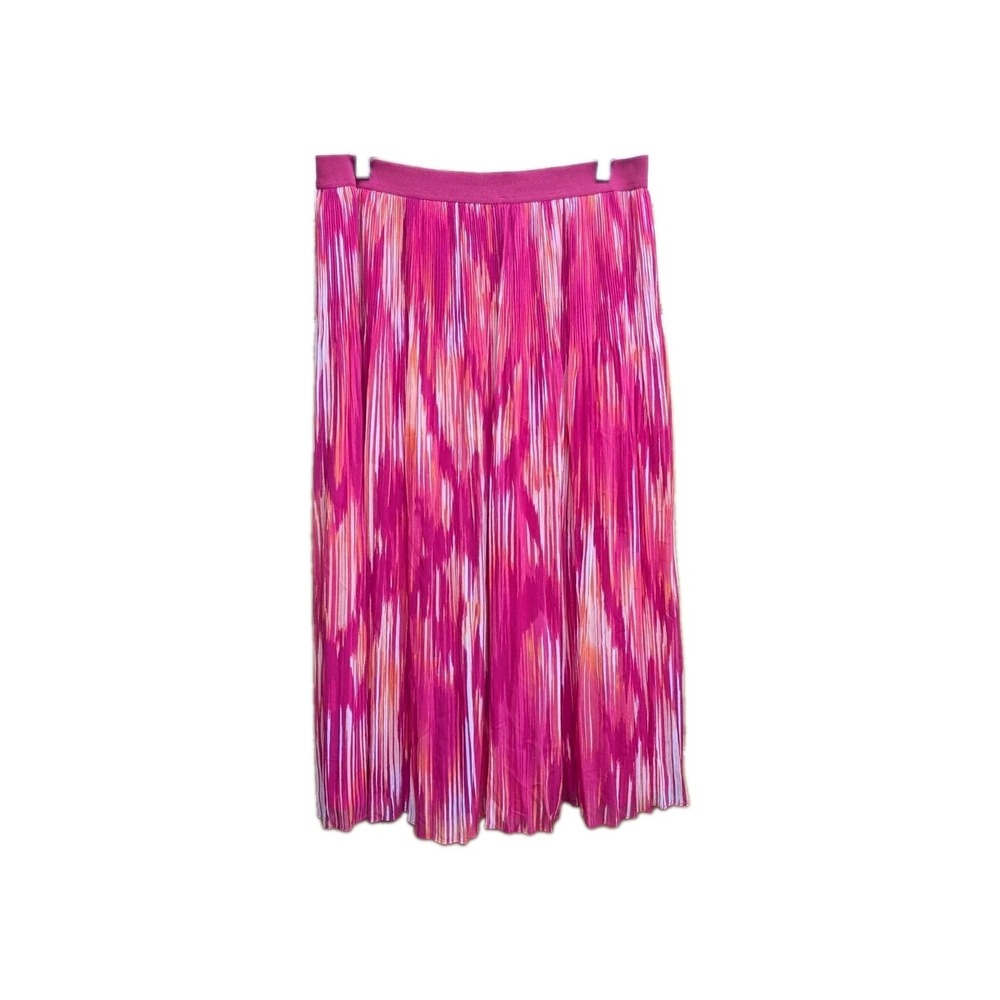 Ruby Rd. Petite 14 P Semi Sheer Lined Crinkle Fabric Midi Whimsy Flowy Boho